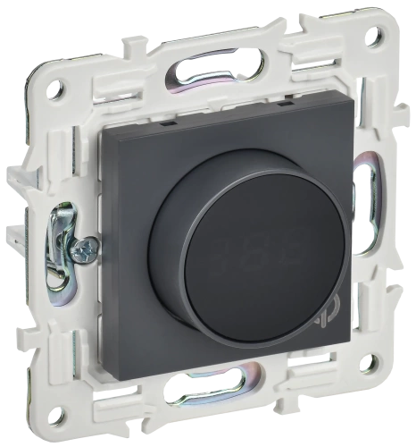 SKANDY Термостат электронный с инд. SK-T01T титан IEK SKANDY Термостат электронный с инд. SK-T01T титан IEK