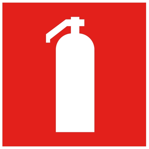 Самоклеющая этик. 150х150мм "Огнетушитель" IEK