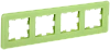 BRITE Рамка 4-мест. РУ-4-2-Бр стекло эко грин RE IEK