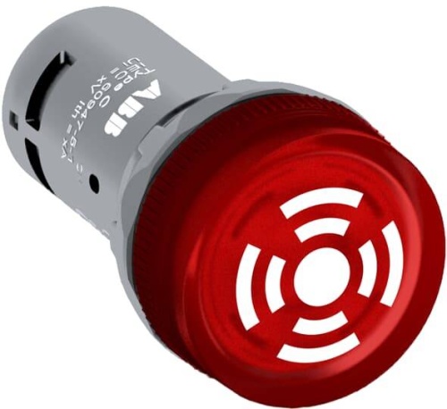 Зуммер CB1-610R с пульсирующим сигналом, с подсветкой, красный, 24 В AC/DC
