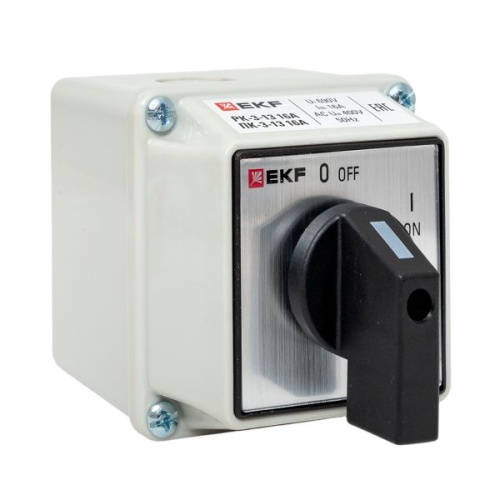 Переключатель кулачковый ПК-3-13 16А 3P "ВКЛ-ВЫКЛ" IP54 EKF PROxima