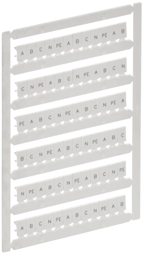 ARMAFIX Маркер для CTS/CP 4мм2 "A; B; C; N; PE" IEK