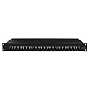 Патч-панель 19",1U, CAT6, 24 порта RJ45, экранированная