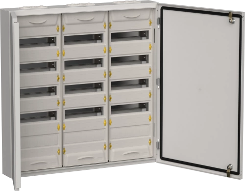 TITAN 5 Корпус мет. ЩРн-180 (3х60) 835х830х140 IP54 сер IEK