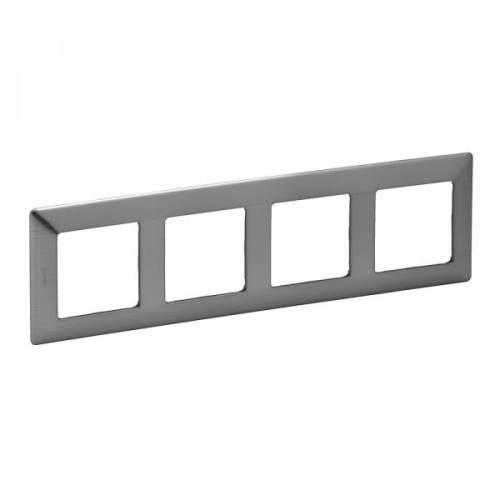 Valena LIFE.Рамка "Сталь".4-постовая универсальная Valena LIFE.Рамка "Сталь".4-постовая универсальная