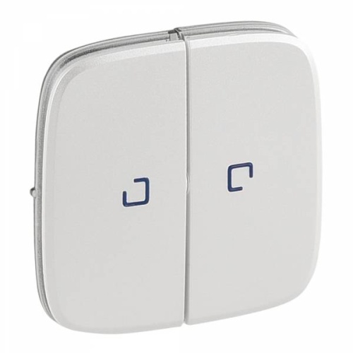 Valena ALLURE.Лицевая панель для выключателя двухклавишного с подсветкой.Жемчуг Valena ALLURE.Лицевая панель для выключателя двухклавишного с подсветкой.Жемчуг