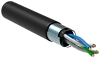 Витая пара F/UTP 5E 24AWG 2PR LDPE 1м черн. 305м РФ GENERICA