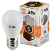 LED P45-5W-827-E27 Лампа ЭРА (диод, шар, 5Вт, тепл, E27)
