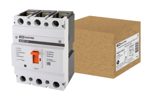 ВА87-35 3Р 160А 25кА TDM ВА87-35 3Р 160А 25кА TDM