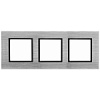 14-5203-41 Эл/ус ЭРА Рамка на 3 поста, металл, Эра Elegance, сталь+антр