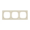 Рамка 3-постовая (бежевый) LK60