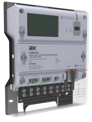 TORESCO Счетчик ЭЭ TE301 0,5S/0,5-5(10)T-NLCU-ORS2FPGW IEK