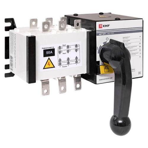 Устройство АВР ТСР1 50А 3Р 230В EKF Устройство АВР ТСР1 50А 3Р 230В EKF
