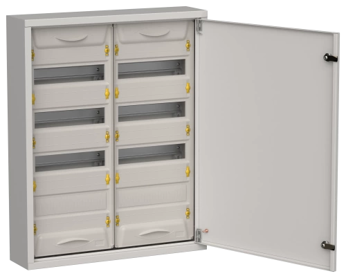 TITAN 5 Корпус мет. ЩРн-96 (2х48) 710х570х140 IP31 сер IEK