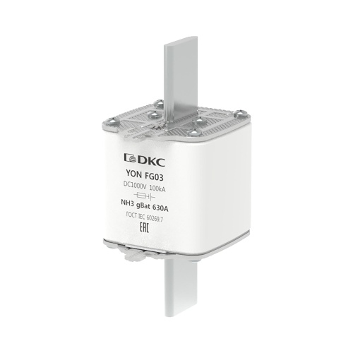 Предохранитель YON ножевого типа FG3 630А  NH3 характеристика gBat