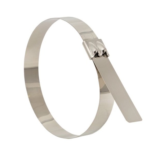 Хомут AISI 304 из нержавеющей стали, 12x680 (100 шт.) FlexLock PROxima Хомут AISI 304 из нержавеющей стали, 12x680 (100 шт.) FlexLock PROxima