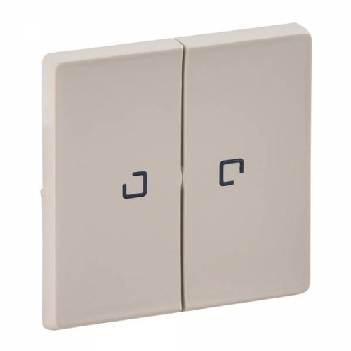 Valena LIFE.Лицевая панель для выключателя двухклавишного с подсветкой.Слоновая кость Valena LIFE.Лицевая панель для выключателя двухклавишного с подсветкой.Слоновая кость