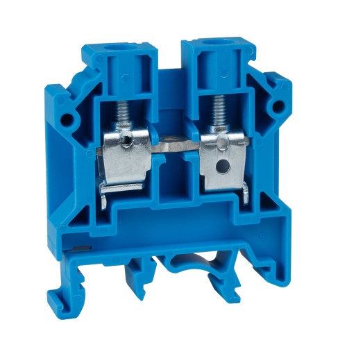 Клемма проходная винтовая OptiClip CTS-6-I-BU-41A-(0,5-6)-синий Клемма проходная винтовая OptiClip CTS-6-I-BU-41A-(0,5-6)-синий