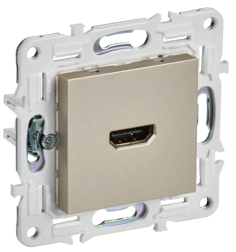 SKANDY Роз. HDMI SK-H01Sh шамп. IEK