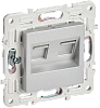 SKANDY Роз. комп. 2-ая RJ45 кат.5E SK-K03S сереб. IEK