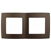 12-5002-13 Эл/ус ЭРА Рамка на 2 поста, Эра12, бронза