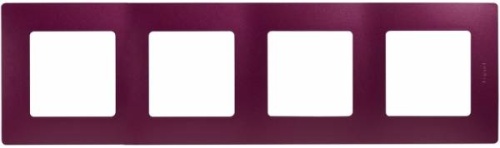 ETIKA Рамка 4-мест. сливовый ETIKA Рамка 4-мест. сливовый