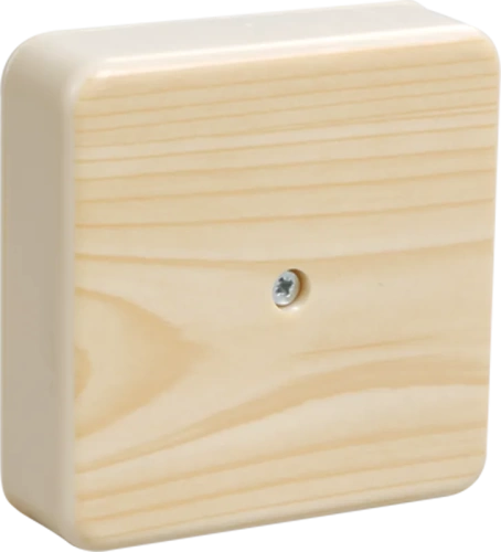 Коробка КМ41216-04 распаячная для о/п 75х75х28 мм сосна (с контактной группой)
