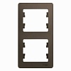 GLOSSA 2-постовая РАМКА, вертикальная, ШОКОЛАД