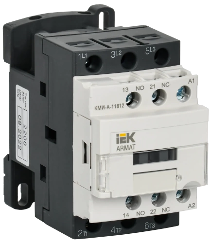 ARMAT Контактор КМИ-А-11812 LC1D 18А 48В/АС3 1НО/1НЗ IEK