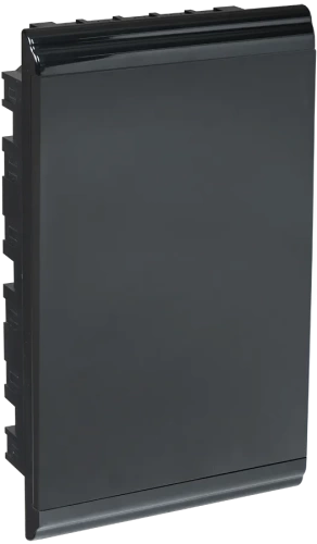 Бокс в нишу ЩРВ-П-36 модульный пластик черный IP41 PRIME IEK