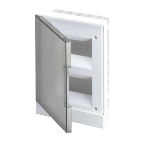 Бокс в нишу 16М серая дверь Basic E (с клеммами)