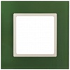 14-5101-27 Эл/ус ЭРА Рамка на 1 пост, стекло, Эра Elegance, зелёный+сл.кость