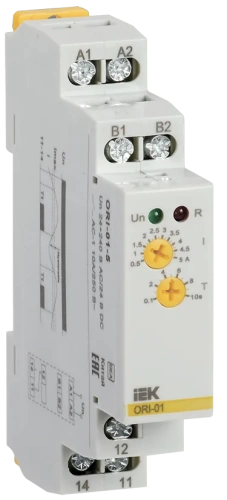 Реле тока ORI. 0,5-5 А. 24-240 В AC / 24 В DC IEK
