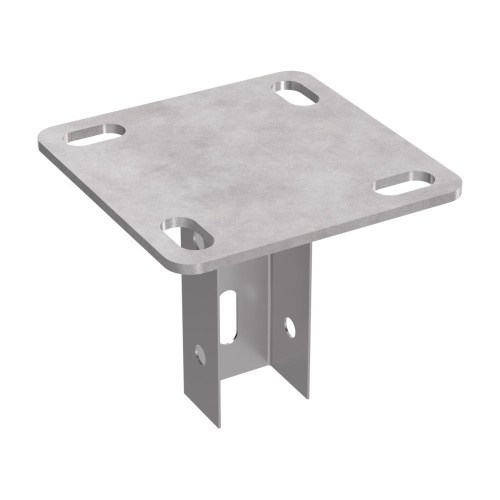 Опора вертикальная для стойки 35х30 пятка 120х120 Промрукав