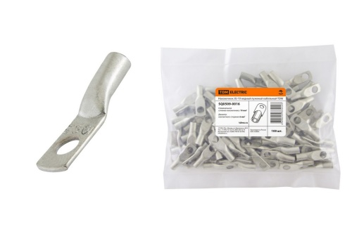 Наконечник JG-10 медный луженый кабельный TDM Наконечник JG-10 медный луженый кабельный TDM