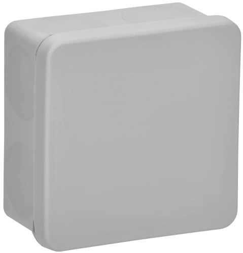 Коробка расп. КМ42435 о/п 80х80х40мм IP67 8 вв. серая IEK