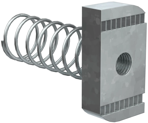 Гайка канальная с удлиненной пружиной М8х40 IEK