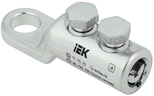 Наконечник болтовой луженый НБЛ 35-150-16/2 IEK Наконечник болтовой луженый НБЛ 35-150-16/2 IEK