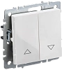 BRITE Выключ. жалюзи 10А ВС10-1-5-БрБ бел. IEK