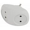 SPx-2-W  Разветвитель электрический ЭРА SPx-2-W на 2 розетки без заземления 10А белый