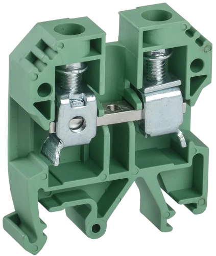 Клемма винтовая КВИ-10мм2 зеленая IEK