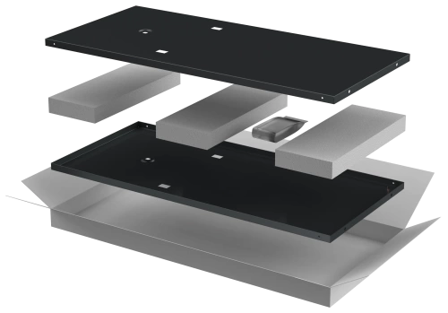ITK LINEA N Компл. стенок боковых 800мм шкафа 28U чер. ITK LINEA N Компл. стенок боковых 800мм шкафа 28U чер.