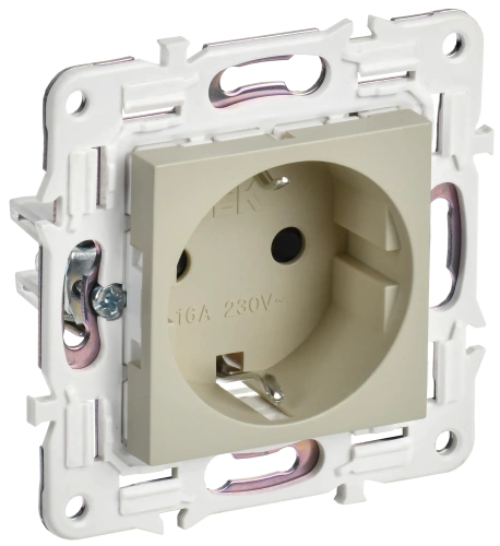 SKANDY Роз. с з/к/ш 16А SK-R04B беж. IEK SKANDY Роз. с з/к/ш 16А SK-R04B беж. IEK