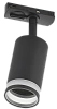 Светильник 4116 декор. трековый поворотный GU10 черный IEK
