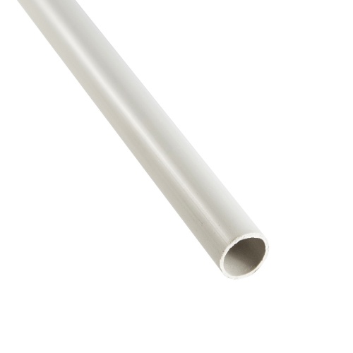 Труба ПНД гладкая тяжелая, без галогена, цвет серый, диам. 16мм (1шт=3м) Экопласт