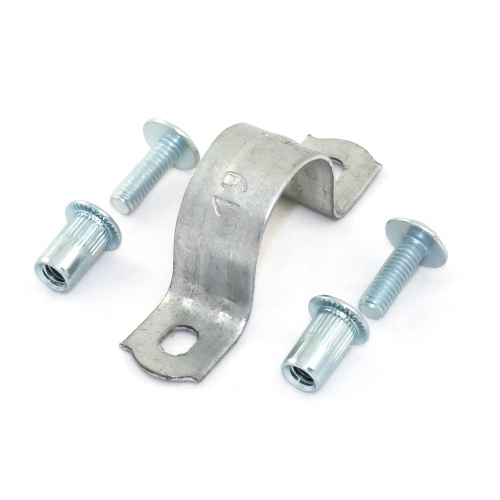 Комплекты для крепления ОКЛ с использованием винта, заклепки и скобы СМД 25-26 (100 шт) Промрукав