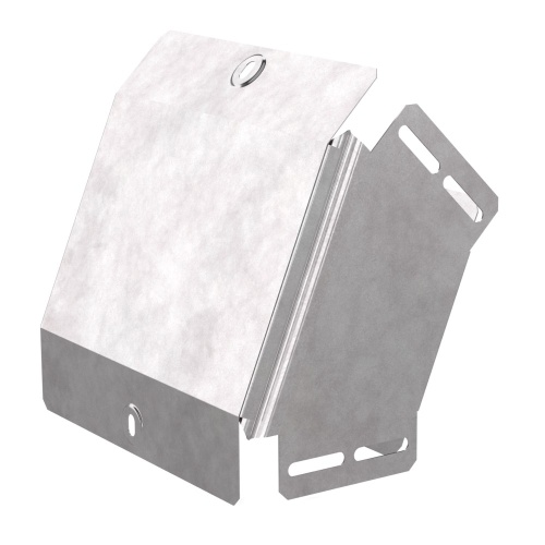 Угол вертикальный внешний 45 градусов с крышкой Стандарт 200х100 Промрукав