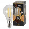 Лампа светодиодная Эра F-LED P45-5W-827-E14 (филамент, шар, 5Вт, тепл, E14)