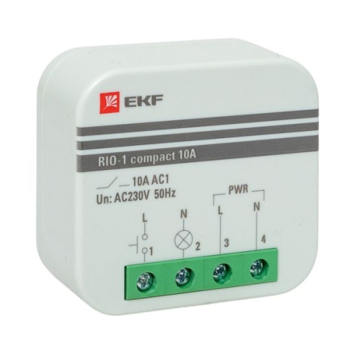 Импульсное реле RIO-1 compact 10А EKF PROxima