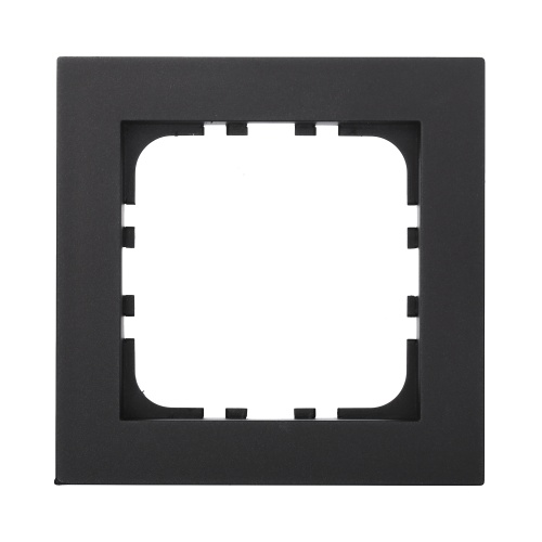 Рамка 1-постовая (черный бархат) LK80